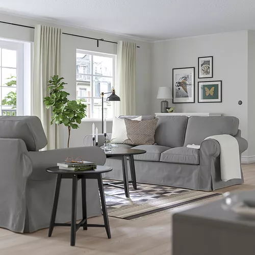 IKEA Santo Domingo EKTORP sofa, Hakebo dark grey