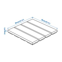 Measurement Illustration - RUNNEN decking, outdoor