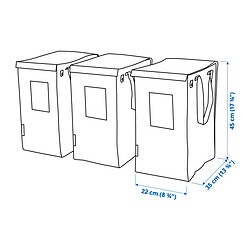 Measurement Illustration - DIMPA recycling bag