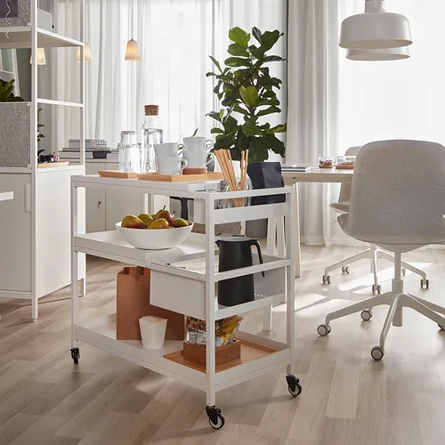 IKEA Santo Domingo - TROTTEN utility cart, white