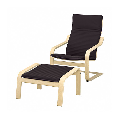 POÄNG, sillón y reposapiés 1 de 8 open dialog