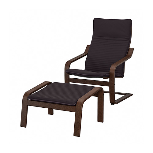 POÄNG, Armchair and footstool. 1 of 8 open dialog