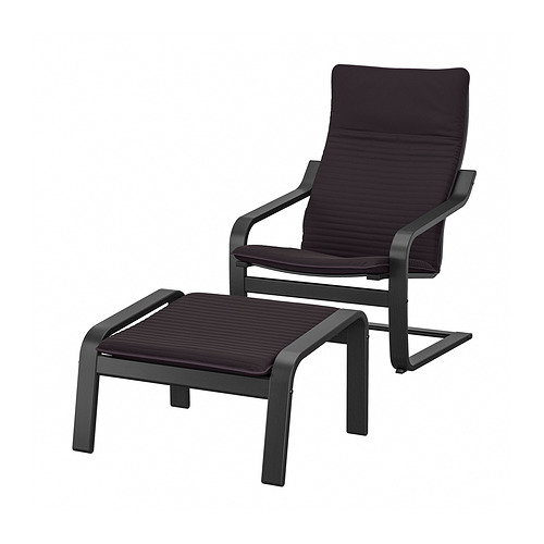POÄNG, sillón y reposapiés. 1 de 8 open dialog