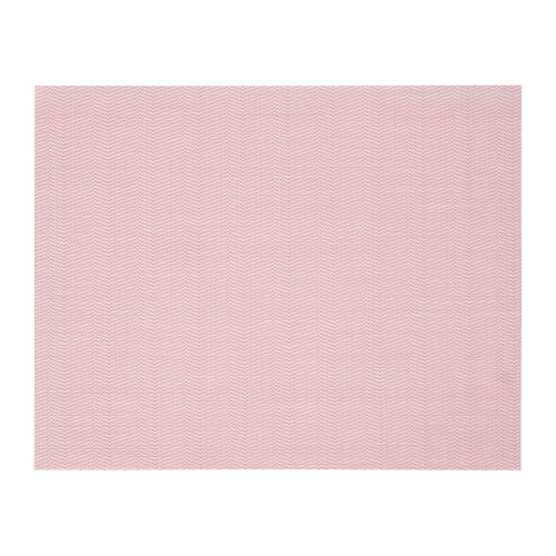 Manteles individuales de plástico rosa FLYGFISK, rectangulares, ligeramente texturizados, diseño sencillo.