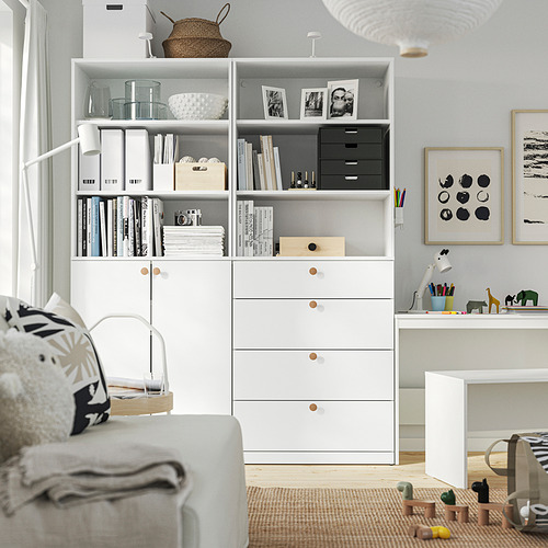 LASTARE, storage combination with bench and desk. 2 of 6 open dialog