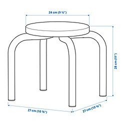 Ilustración de medidas - GREJSIMOJS taburete niños