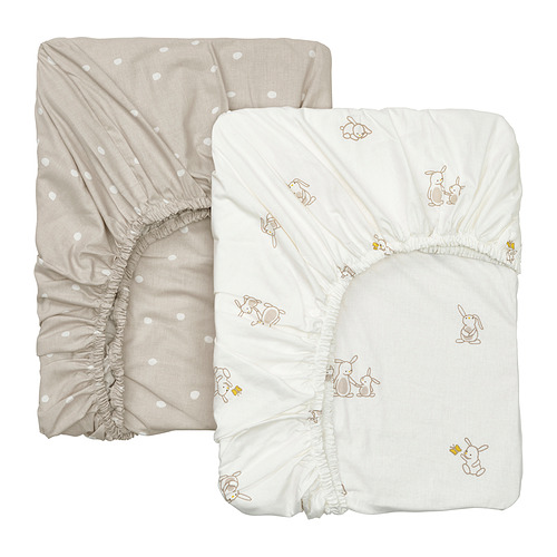 LEN, crib fitted sheet. 1 of 3 open dialog