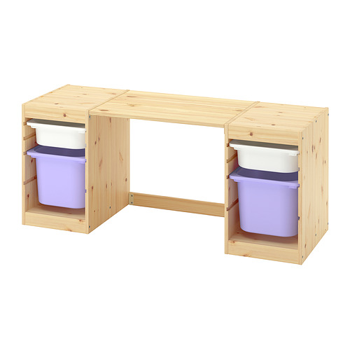 TROFAST, desk with storage boxes. 1 of 7 open dialog
