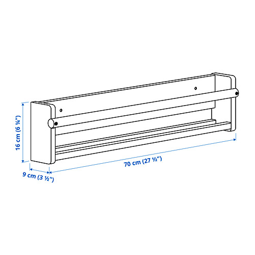 Ilustración con medidas del producto: FLISAT.
