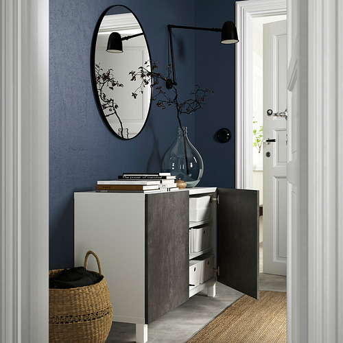 BESTÅ, mueble sala con puertas. 2 de 7 open dialog