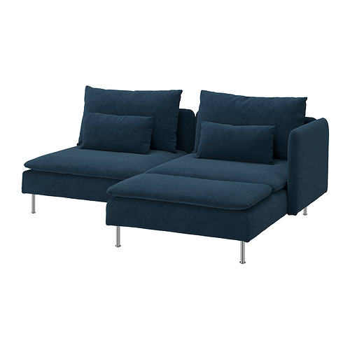 SÖDERHAMN, 2 seat sofa with chaise longue. 1 of 8 open dialog