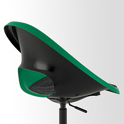 Measurement Illustration - ELDBERGET/MALSKÄR swivel chair with pad