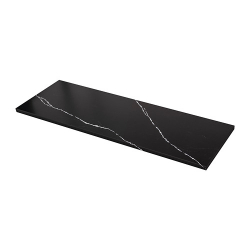KASKER, custom countertop, Matt black / marble effect quartz
