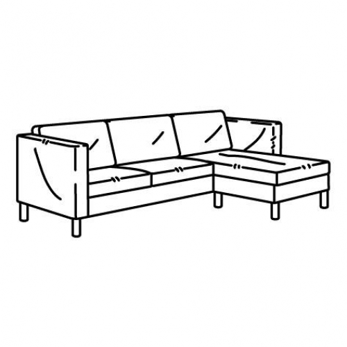PÄRUP, armazón mód 3asientos+chaise longue 1 de 1 open dialog