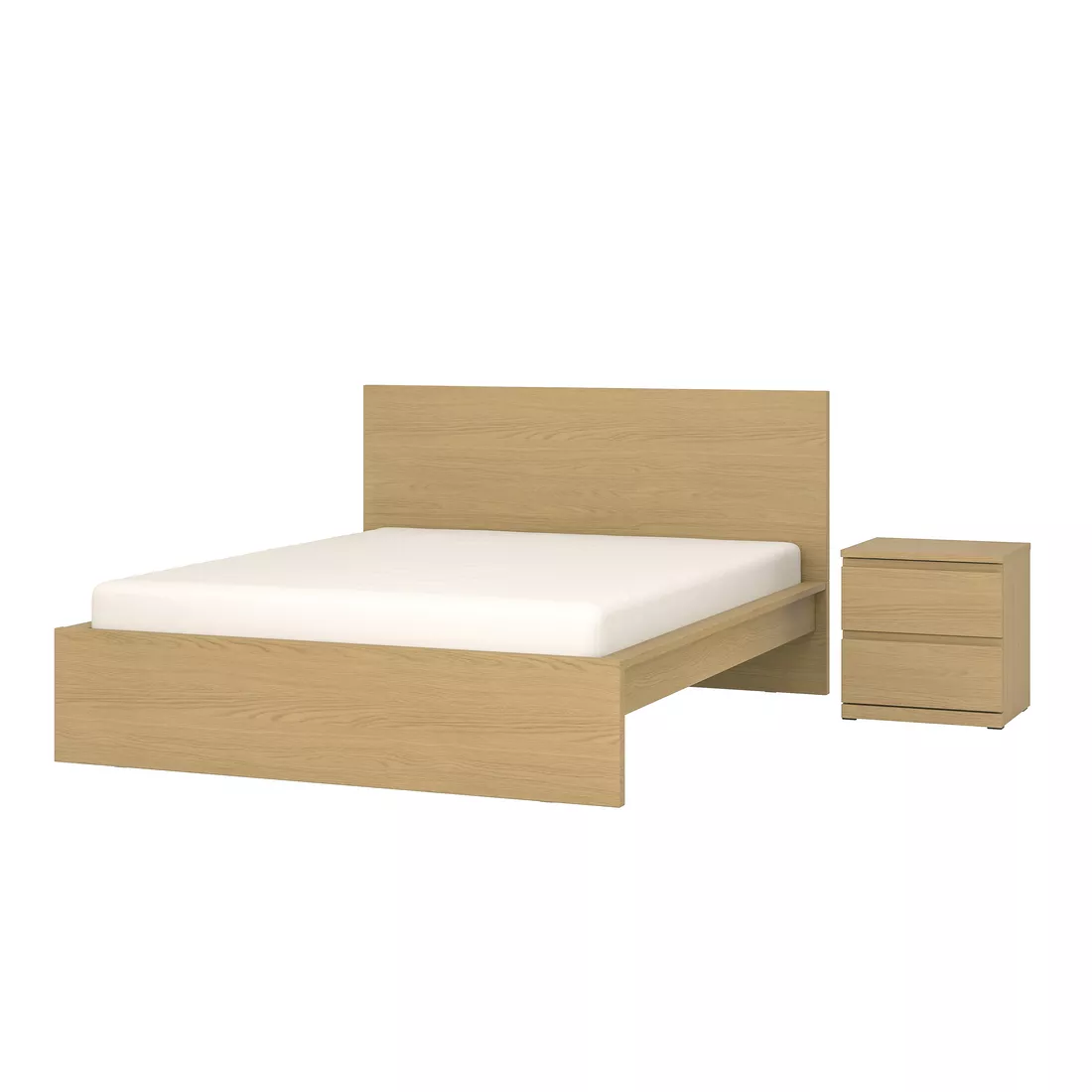 IKEA Santo Domingo - MALM/STORKLINTA bedroom furniture, set of 2, King ...