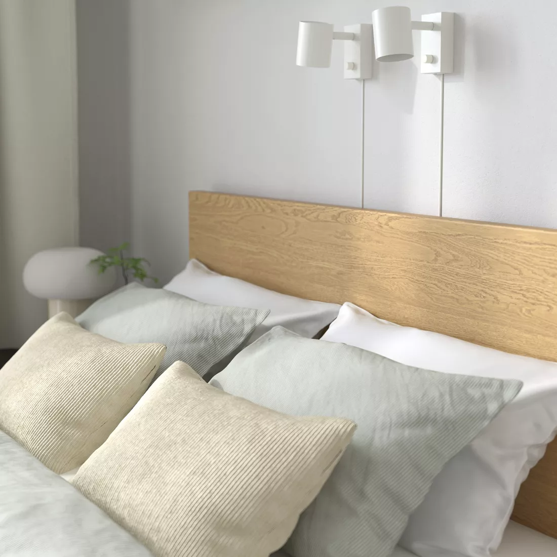 IKEA Santo Domingo - MALM/STORKLINTA bedroom furniture, set of 2, King ...