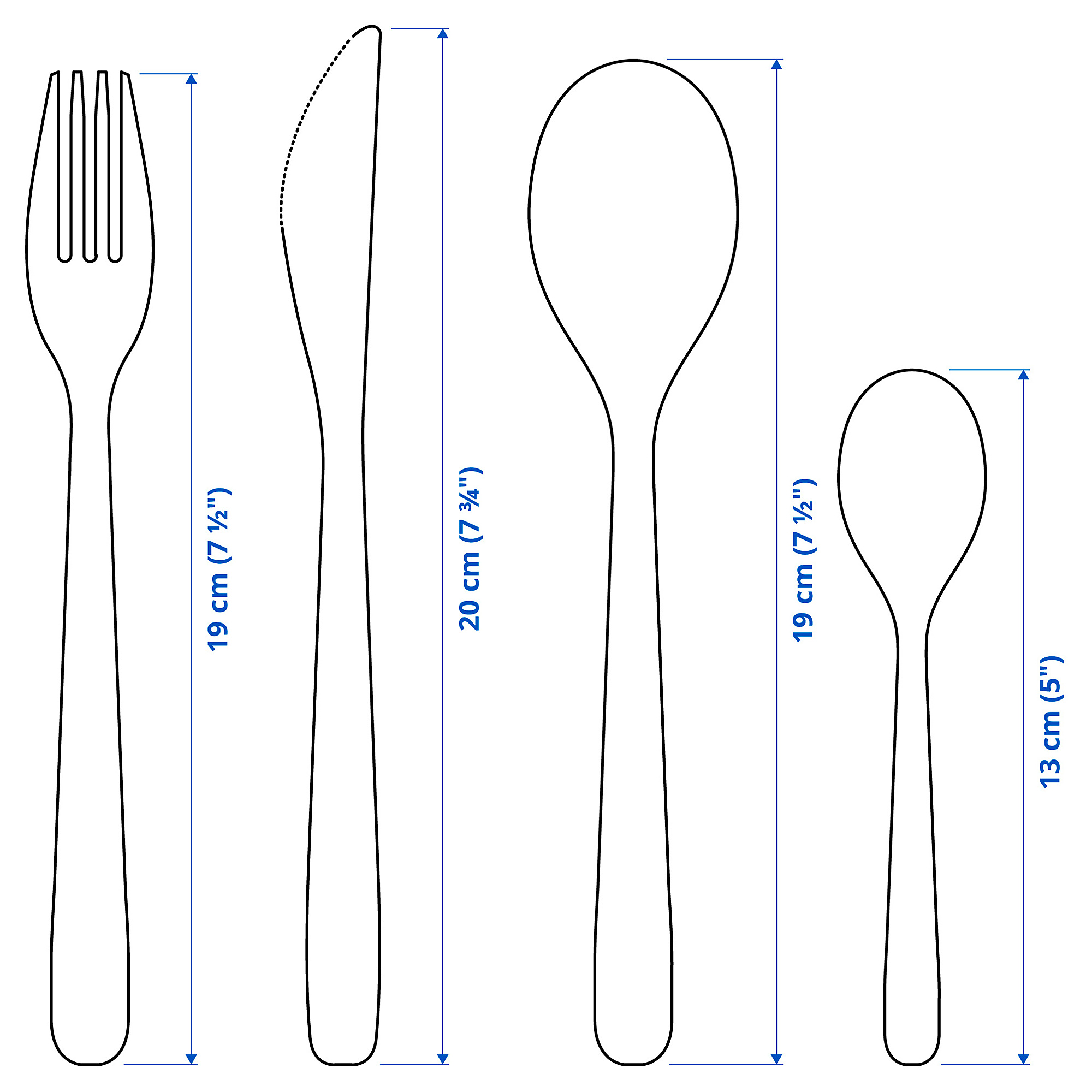 MOPSIG, 16-piece flatware set. 5 of 5 open dialog