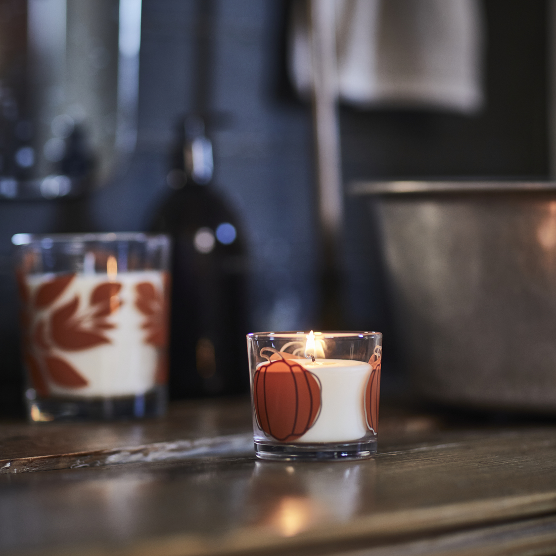 HÖSTAGILLE, scented candle in glass 2 of 2 open dialog