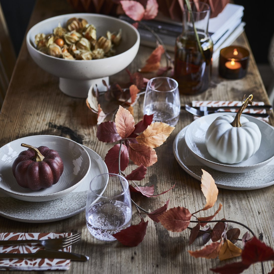 HÖSTAGILLE, decoration pumpkin, set of 5. 3 of 4 open dialog