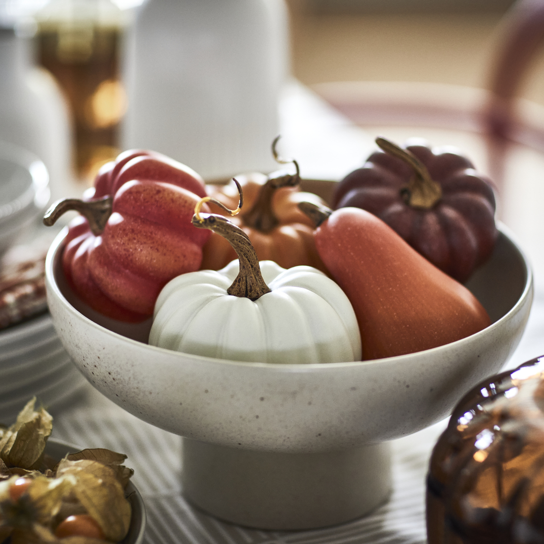 HÖSTAGILLE, decoration pumpkin, set of 5. 2 of 4 open dialog