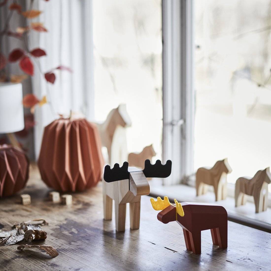 HÖSTAGILLE, decoration, moose. 4 of 7 open dialog