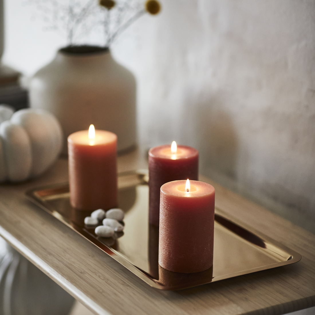 HÖSTAGILLE, plato para velas 3 de 4 open dialog