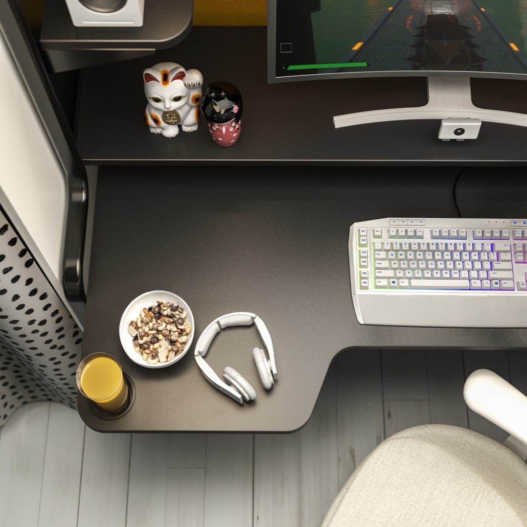FREDDE, escritorio extensible gaming. 3 de 4 open dialog