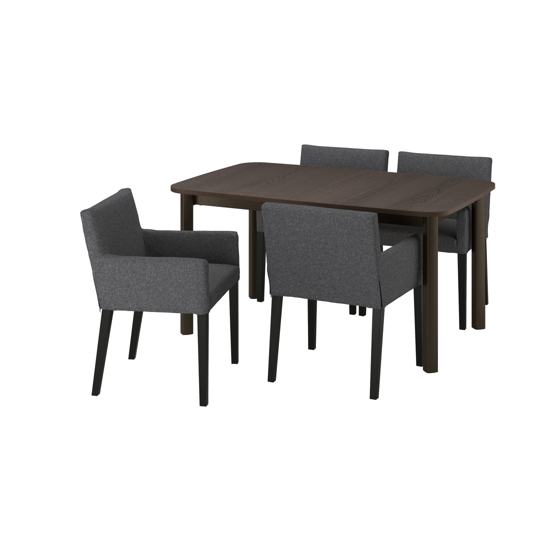 STRANDTORP / MÅRENÄS, extendable dining table and 4 chairs. 1 of 5 open dialog