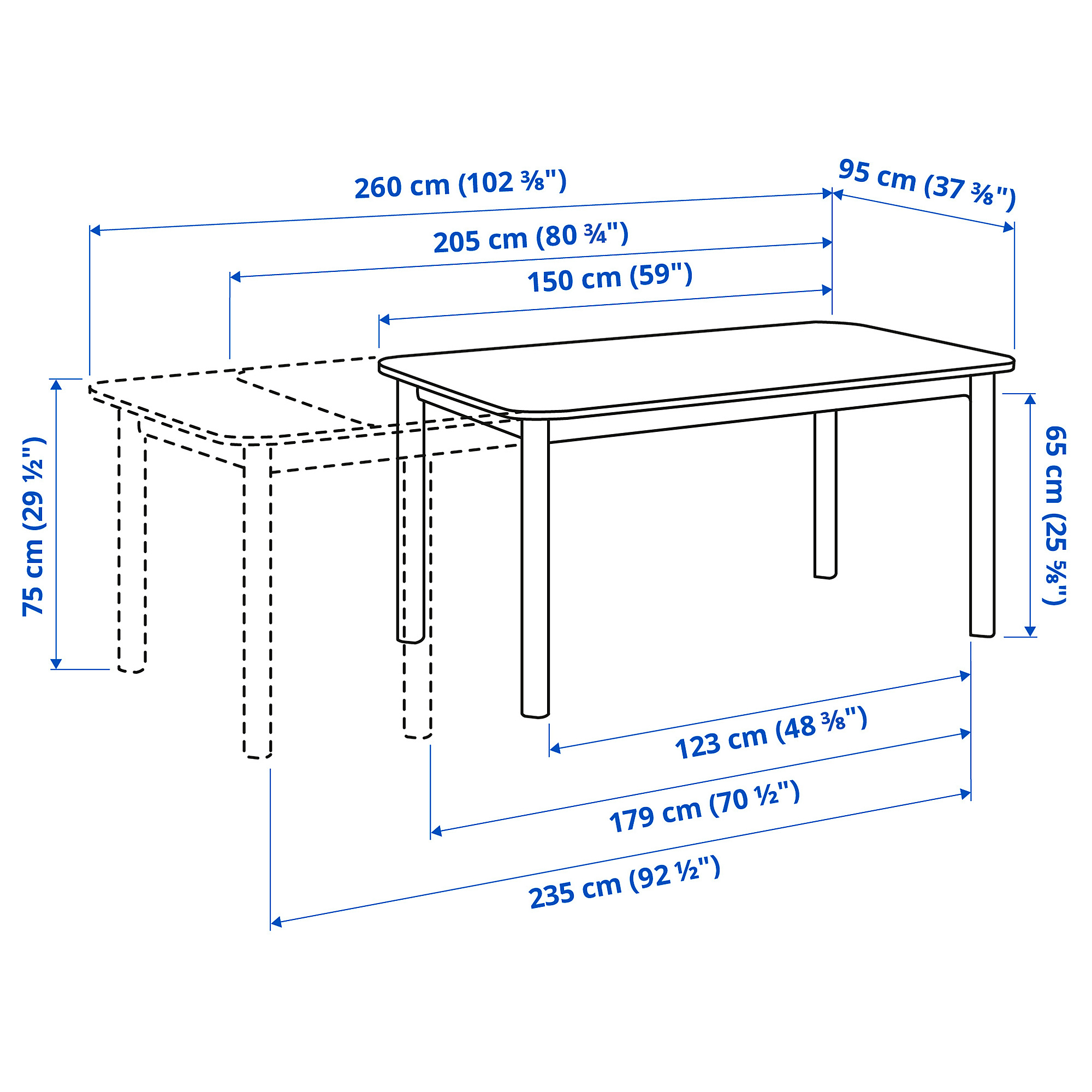 STRANDTORP / TOBIAS, Extendable table and 6 chairs. 7 of 8 open dialog
