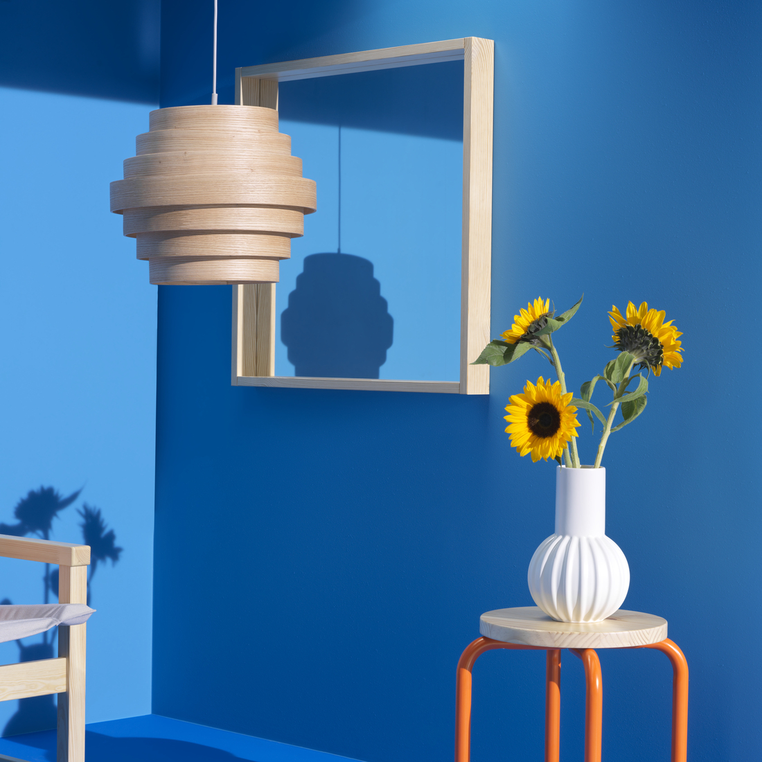 DYKARKLOCKA, pantalla para lámpara colgante. 5 de 8 open dialog