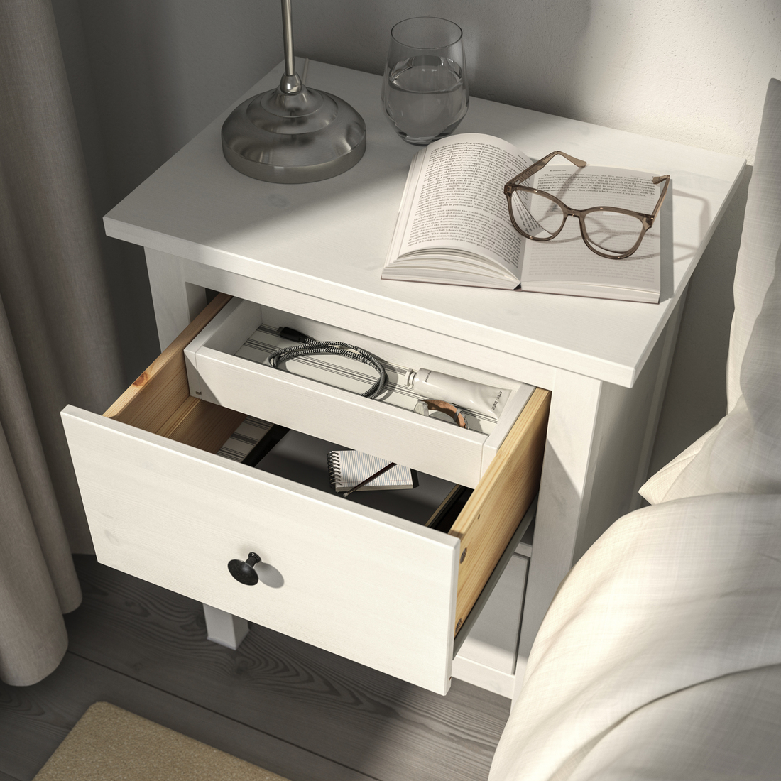 HEMNES, chest with 2 drawers. 2 of 5 open dialog