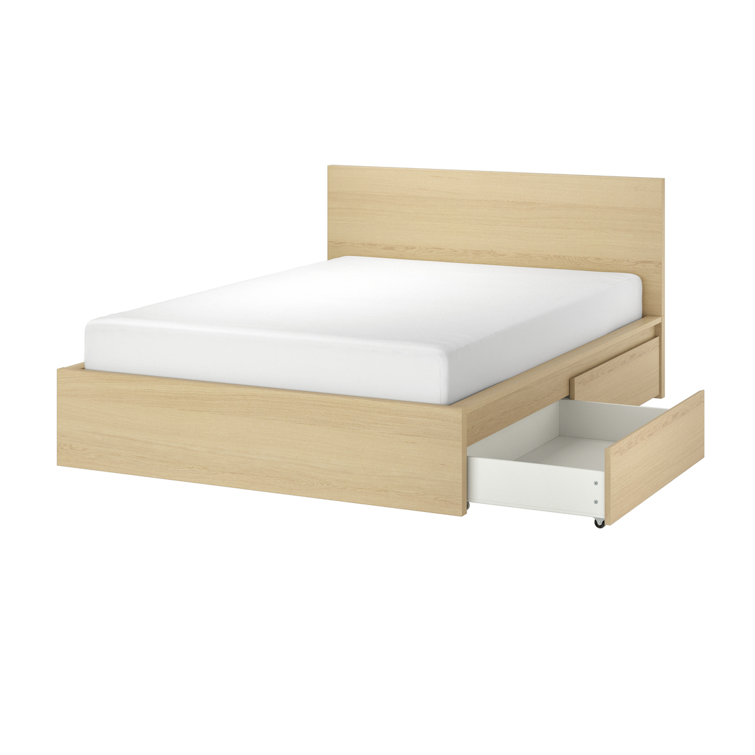 MALM, high bed frame/4 storage boxes. 1 of 12 open dialog