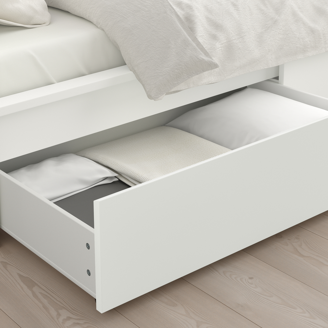 MALM, underbed storage box for high bed. 4 of 6 open dialog