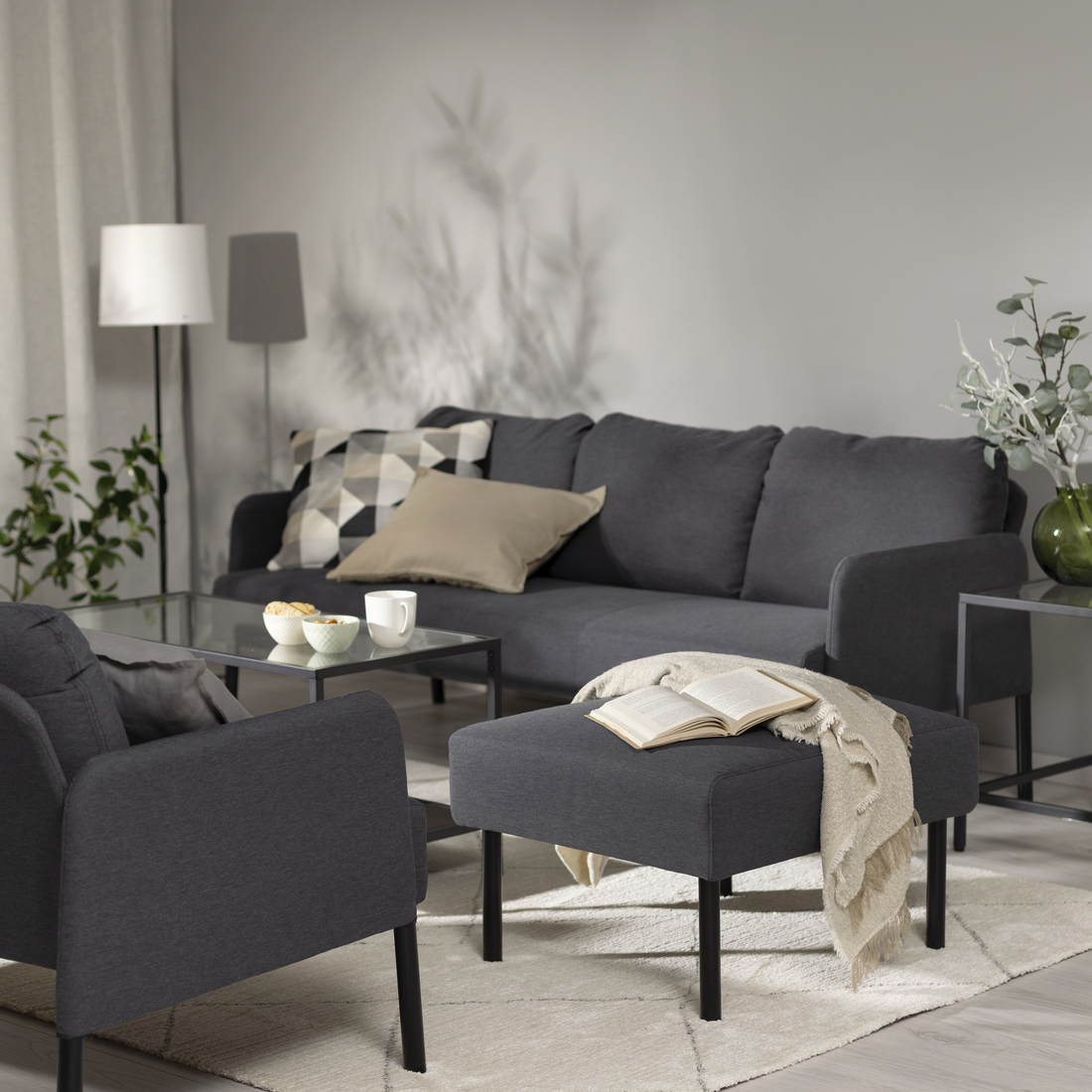 GLOSTAD, 3-seat sofa. 3 of 7 open dialog