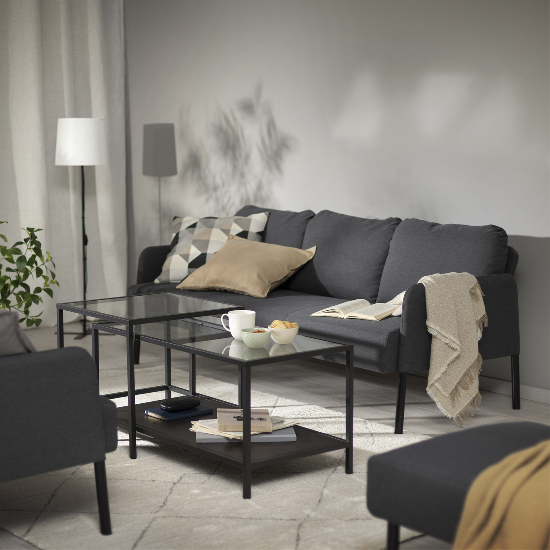 GLOSTAD, 3-seat sofa. 4 of 7 open dialog