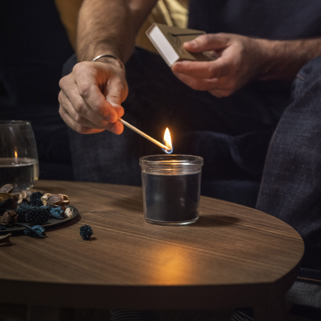 FRUKTSKOG, scented candle in glass. 4 of 5 open dialog