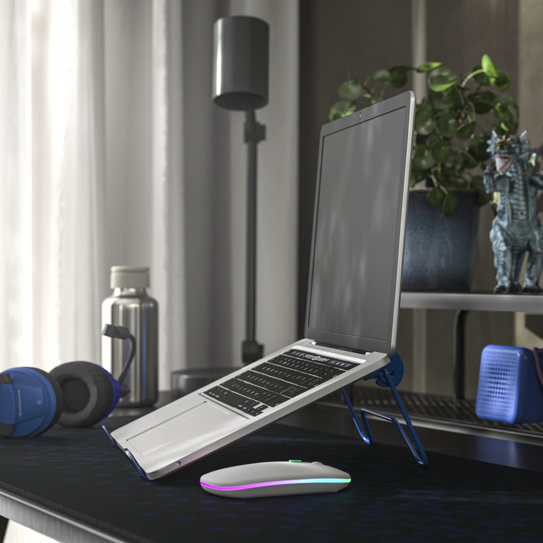 LÅNESPELARE, soporte para portátil. 3 de 6 open dialog