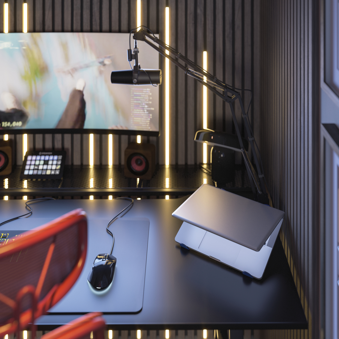 LÅNESPELARE, soporte para portátil. 5 de 6 open dialog