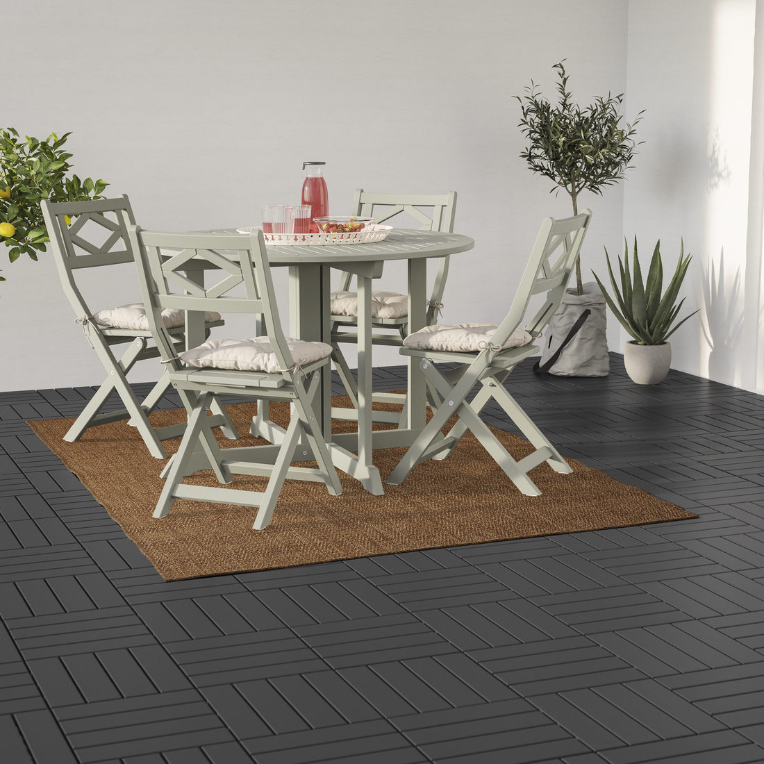LYDERSHOLM, rug flatwoven, indoor/outdoor. 2 of 5 open dialog