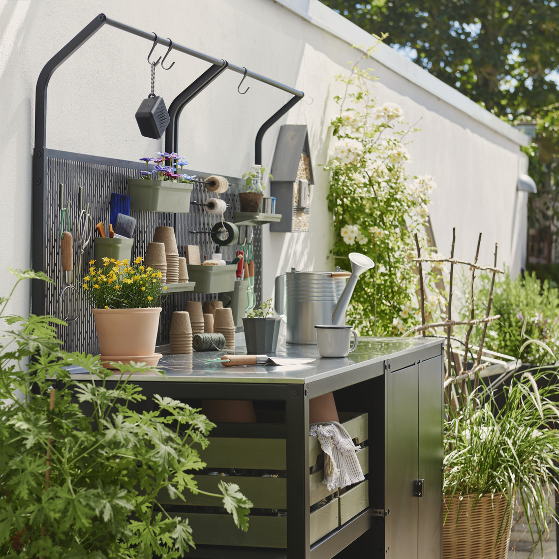GRILLSKÄR, kitchen island with doors. 2 of 4 open dialog