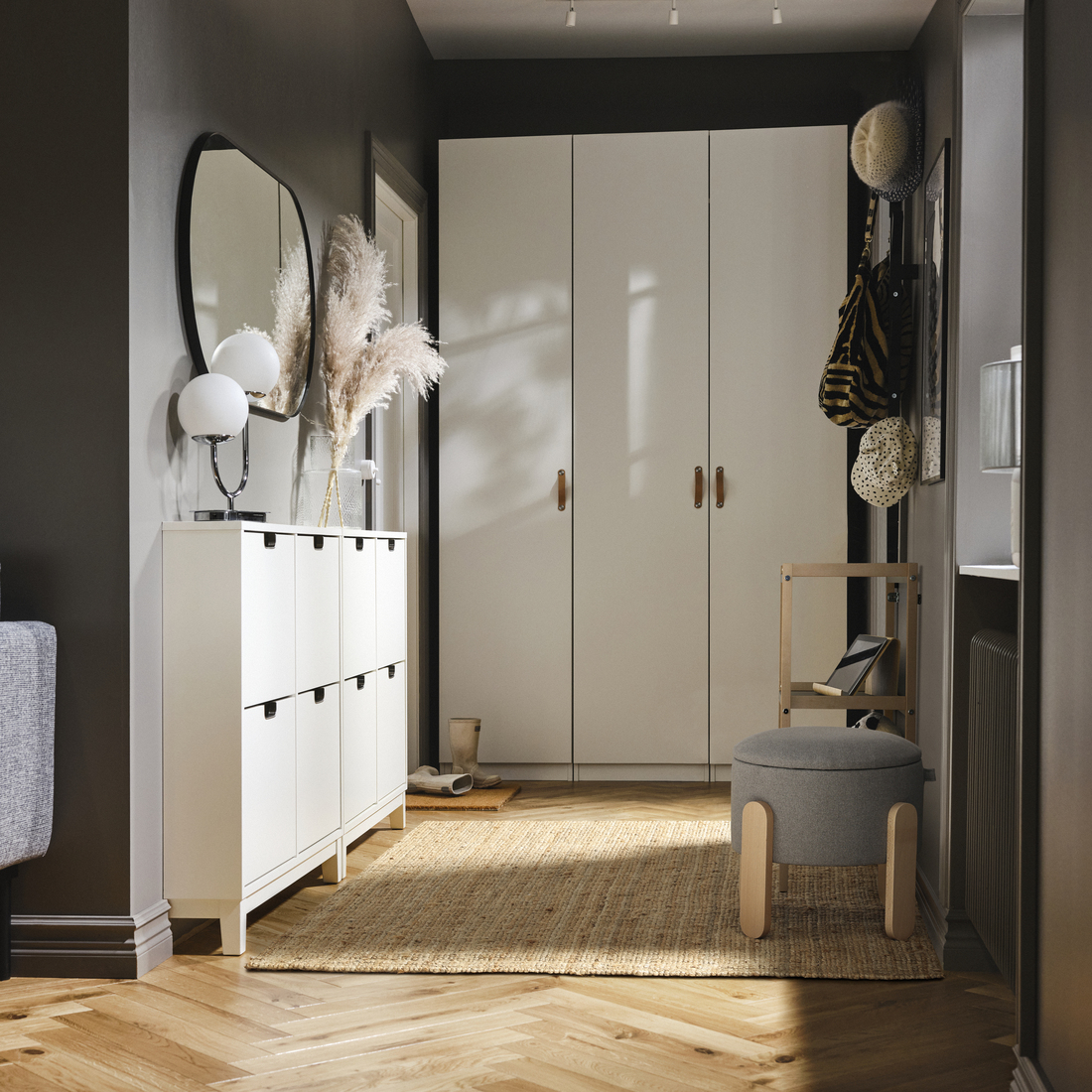 FÖRLUNDA, pouffe with storage. 5 of 8 open dialog