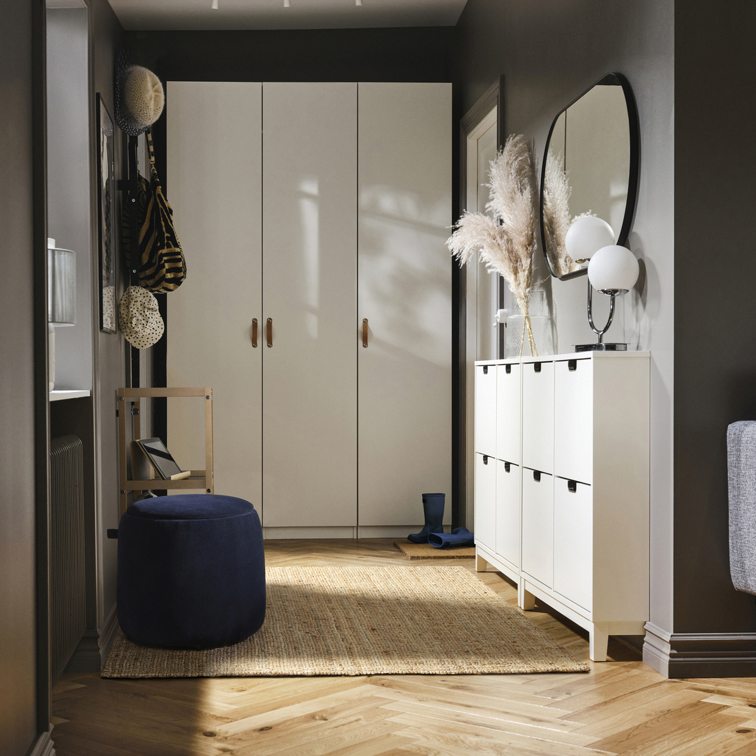 JÄRRESTAD, pouffe with storage. 4 of 5 open dialog