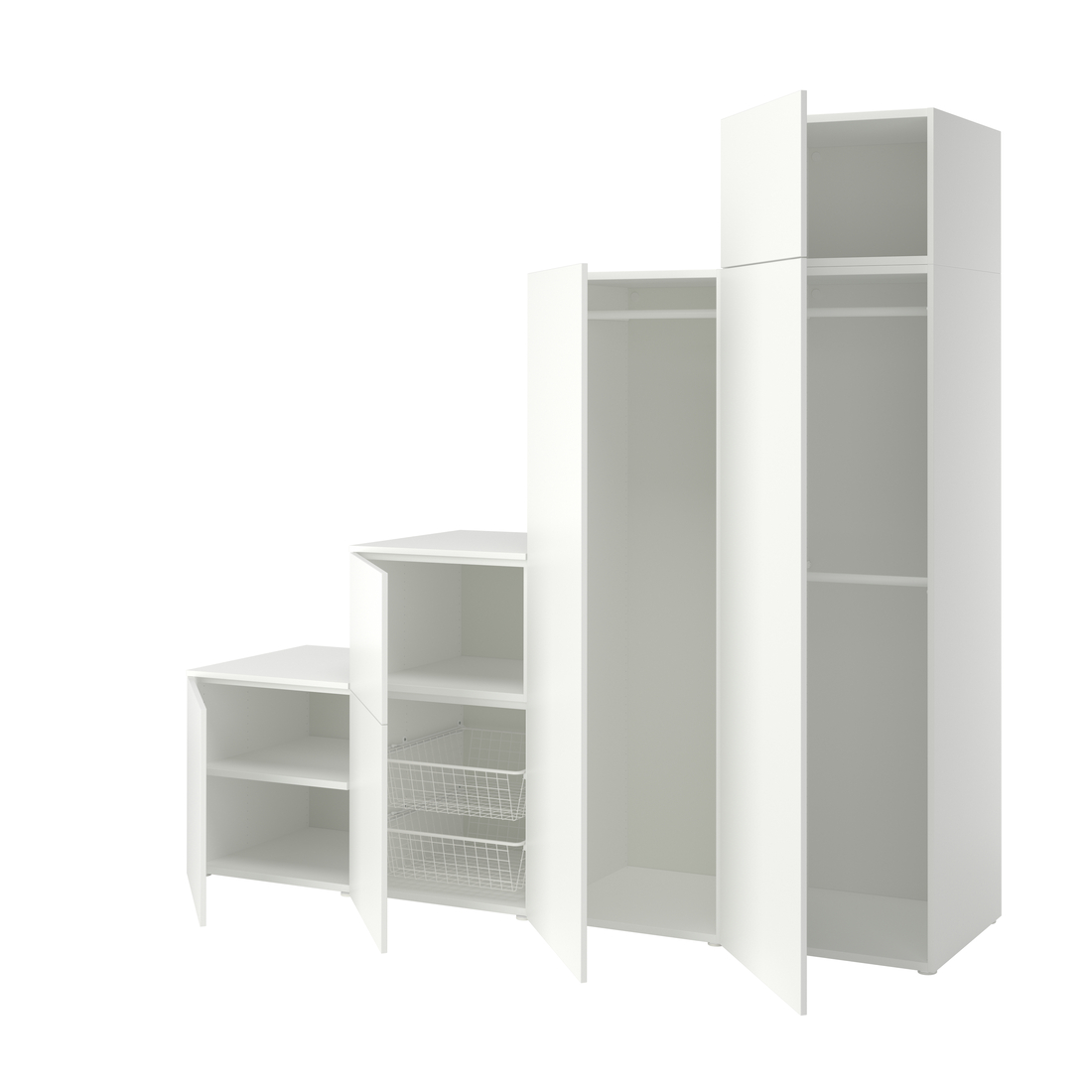PLATSA, wardrobe with 6 doors. 1 of 3 open dialog