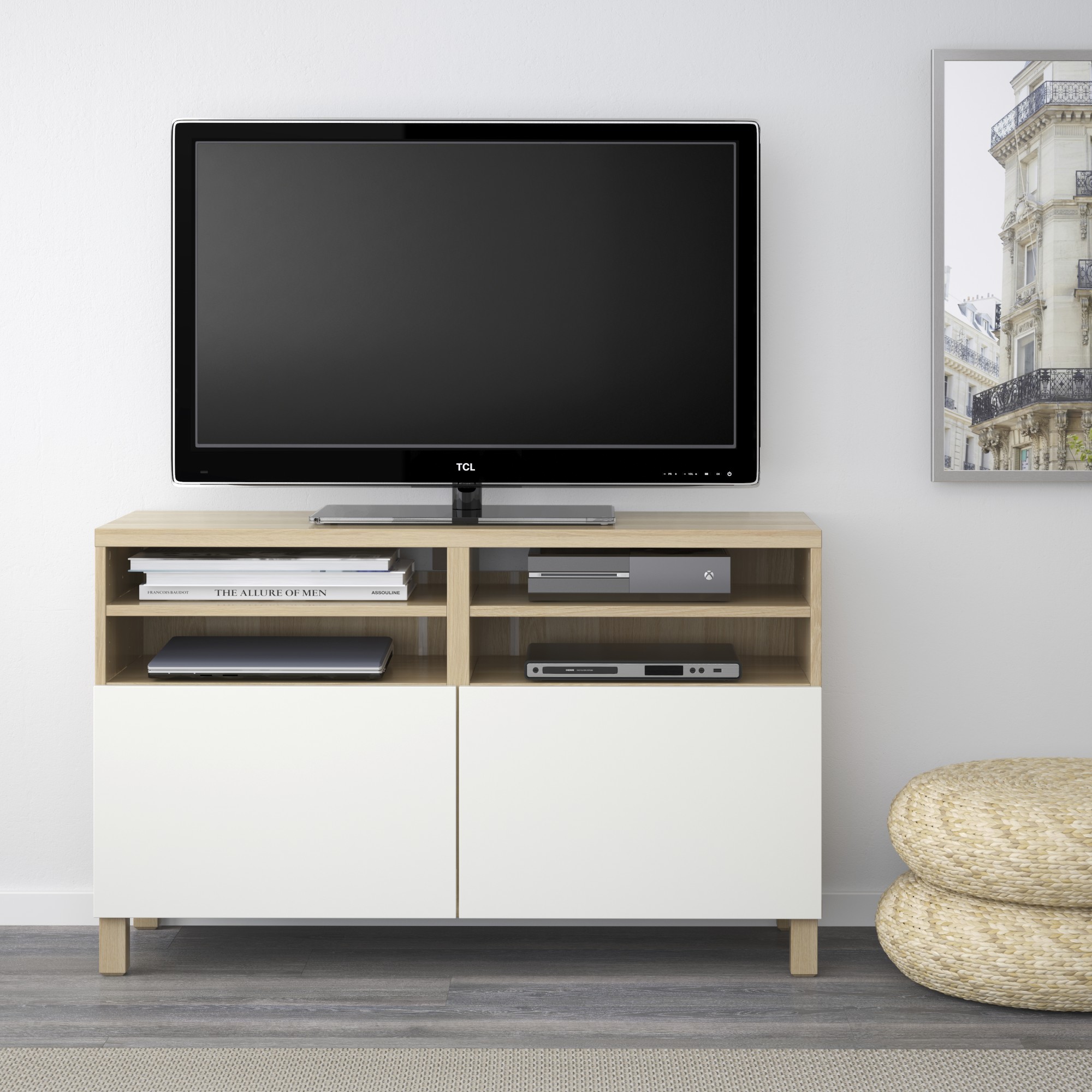 BESTÅ, TV unit with doors. 2 of 6 open dialog