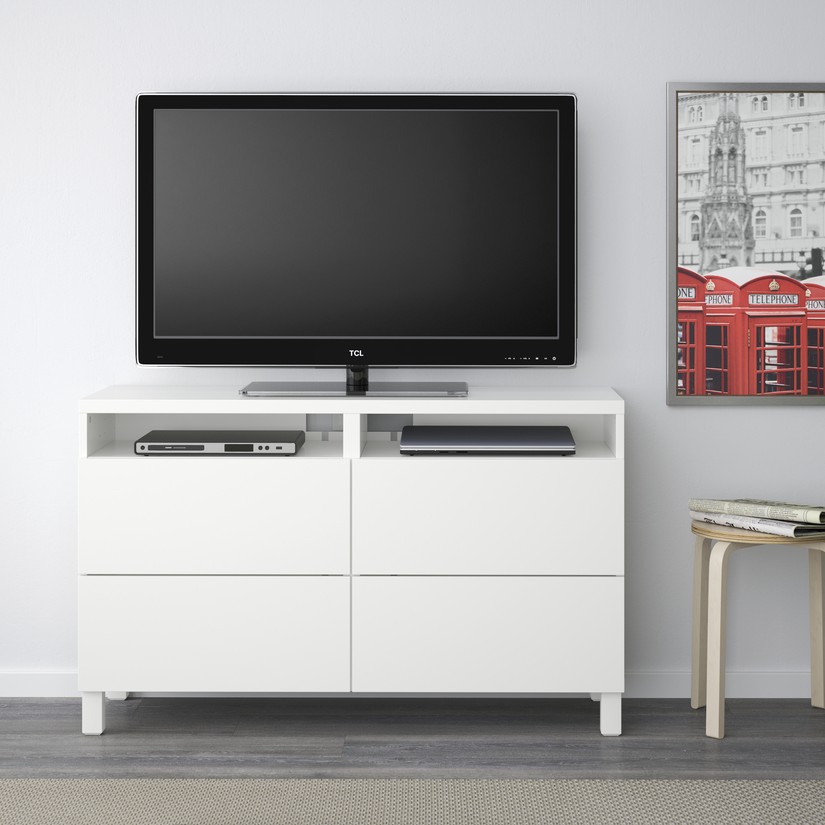 BESTÅ, banco para TV con 4 gavetas Lappviken. 2 de 4 abrir diálogo