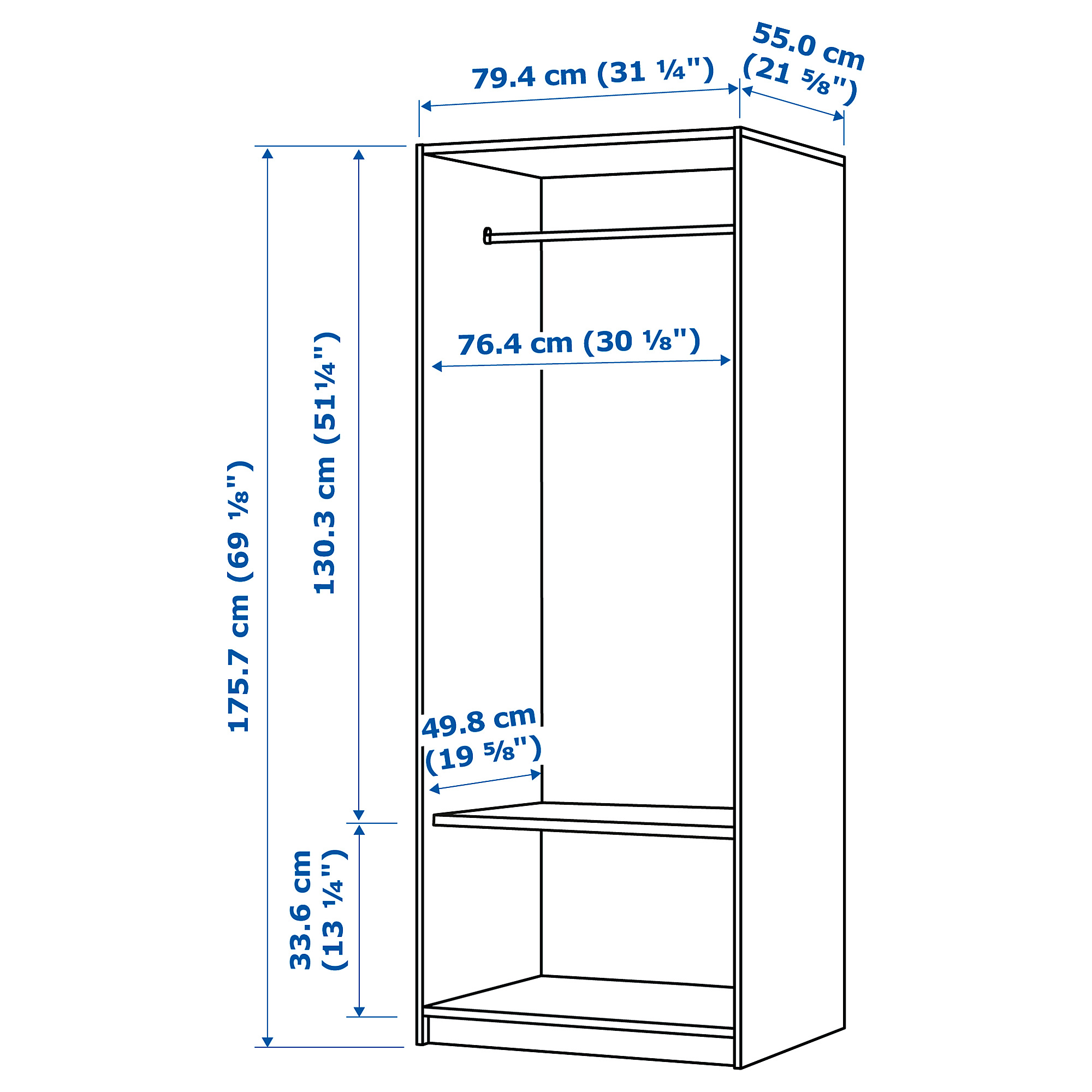 RAKKESTAD, wardrobe. 6 of 6 open dialog