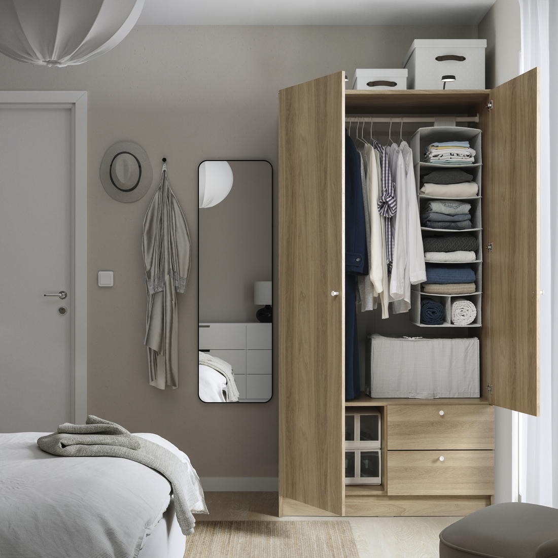 VILHATTEN, closet. 2 de 8 open dialog