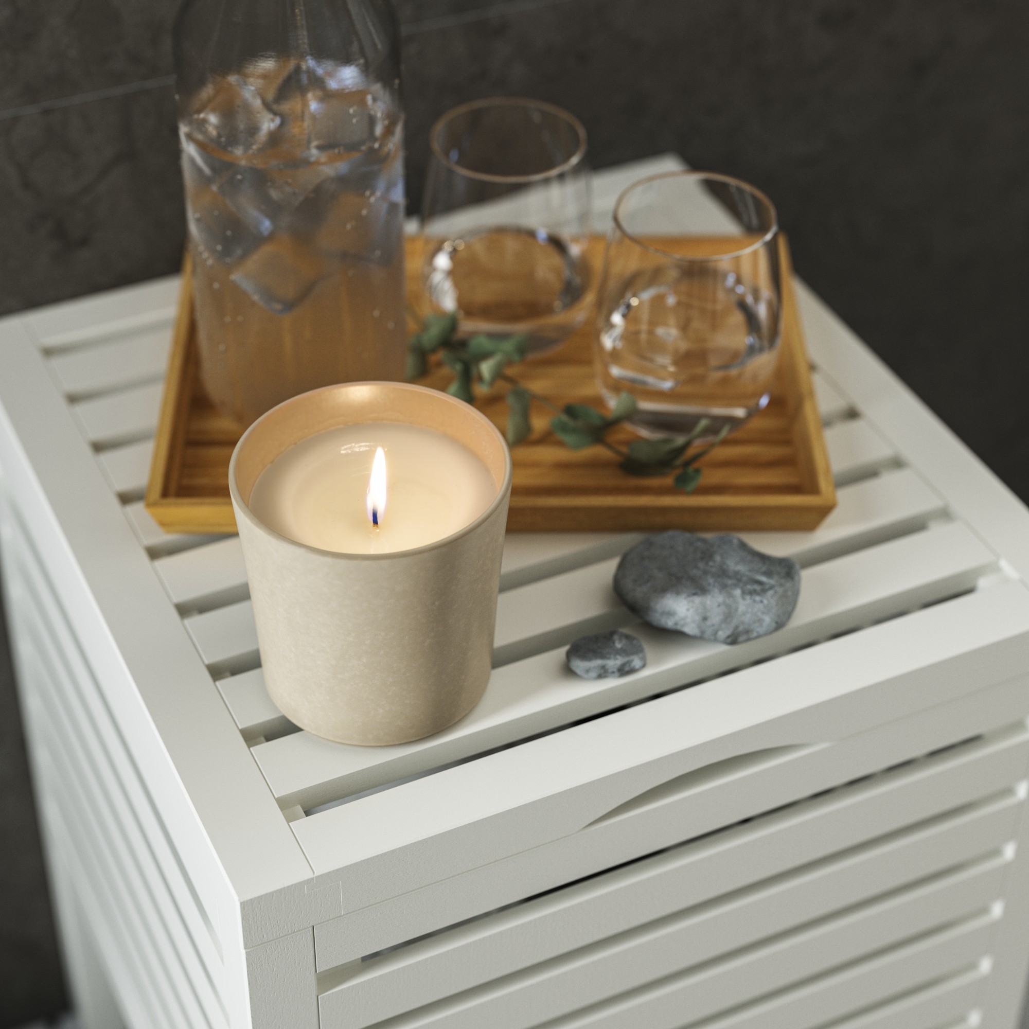 MUSKAN, taburete con almacenaje. 4 de 4 open dialog