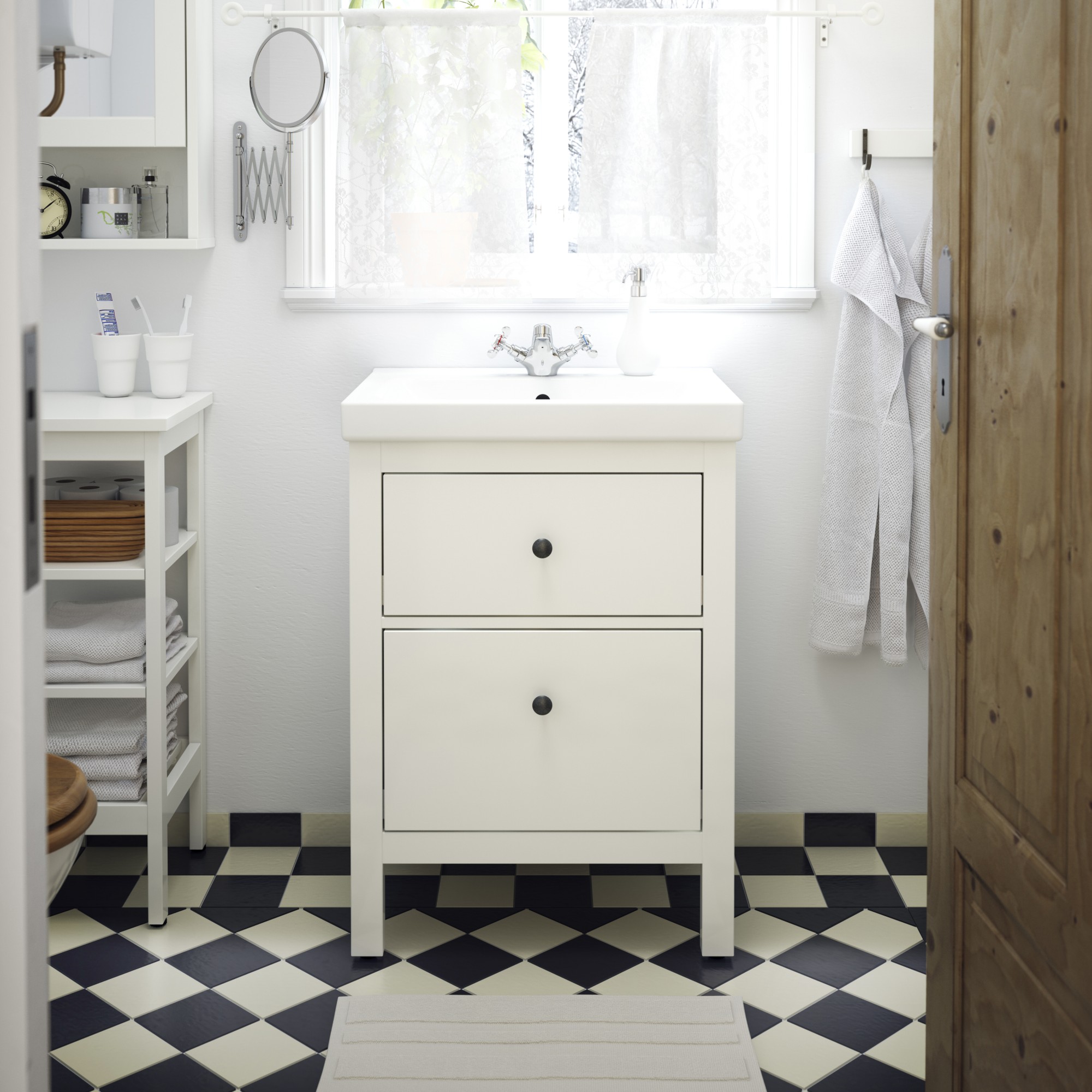 HEMNES, sink cabinet with 2 drawers. 2 of 3 open dialog