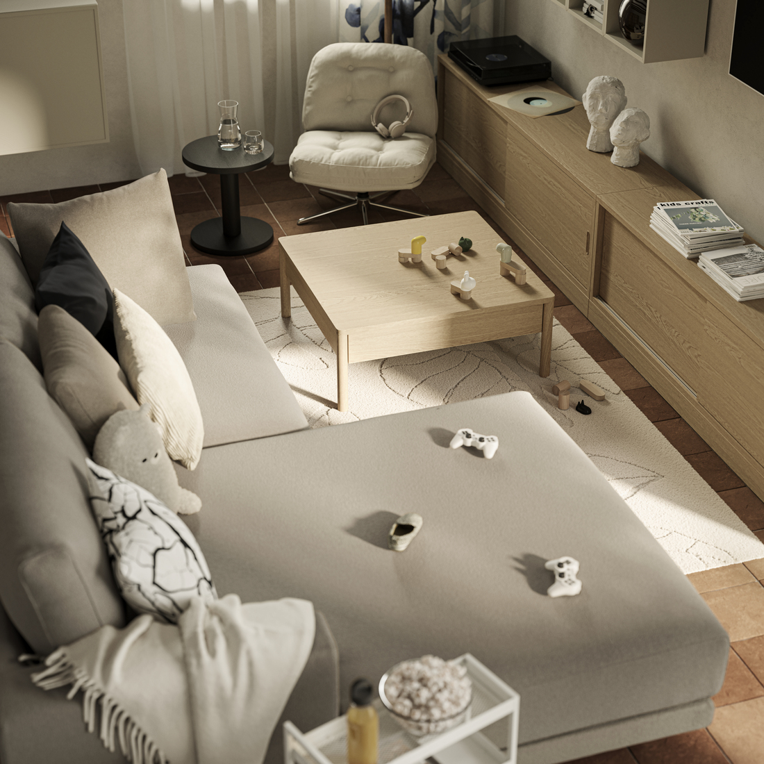 UPPÅKRA, sectional, 3-seat. 4 of 4 open dialog